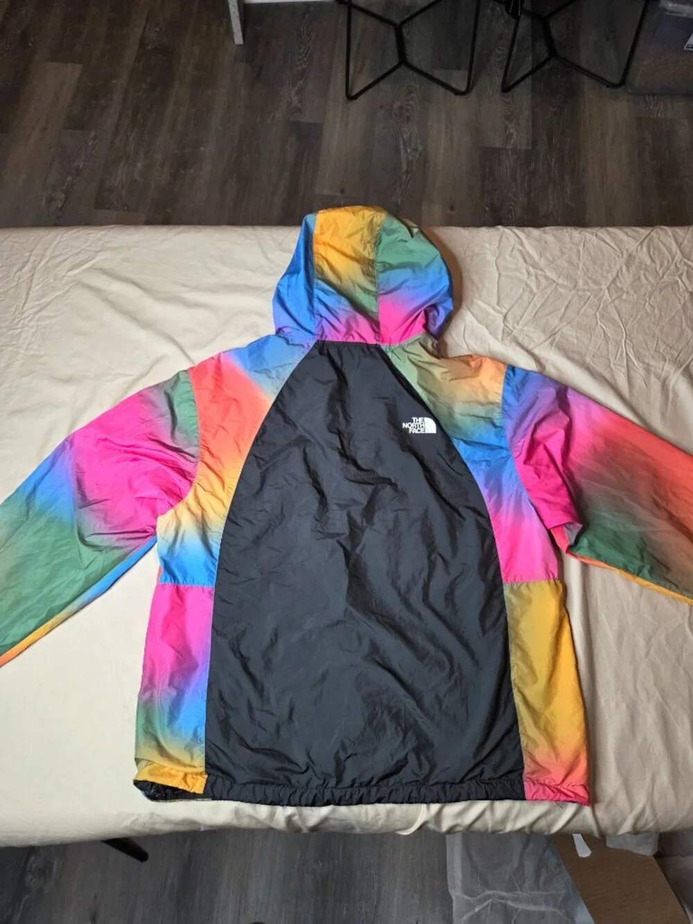 Men's - North Face Rainbow Gradient Vintage Ski Jacket - Multi Color - XL - RARE
